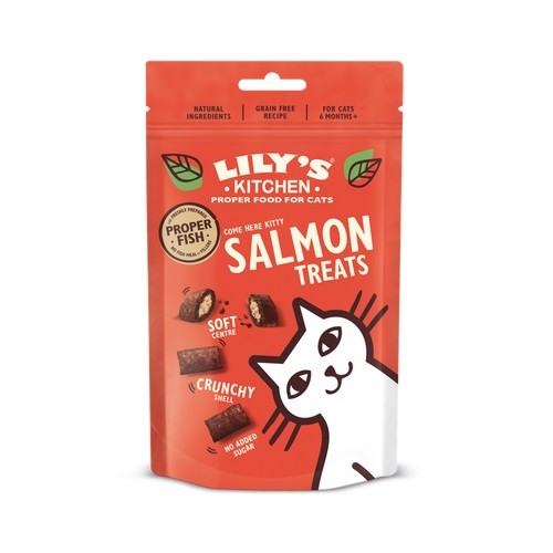 LILY’S KITCHEN – CAT SALMON PILLOW TREATS