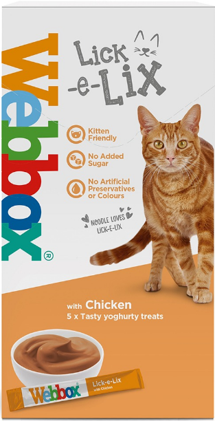WEBBOX LICK-E-LIX CHICKEN 5 X 15G