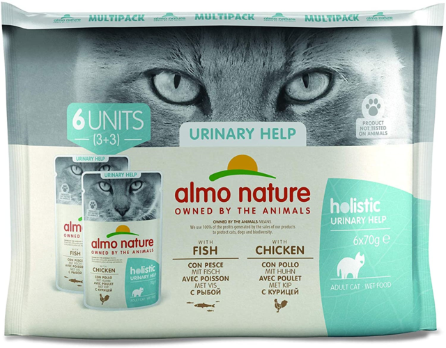 Almo Nature Multipack Urinary Fish And Chicken 6x70g