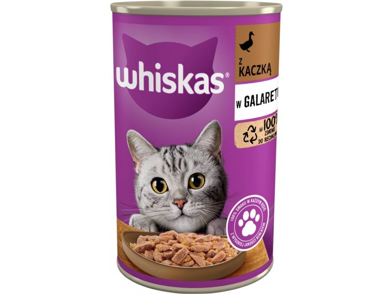 Whiskas Duck in Jelly – Wet Food for Adult Cats