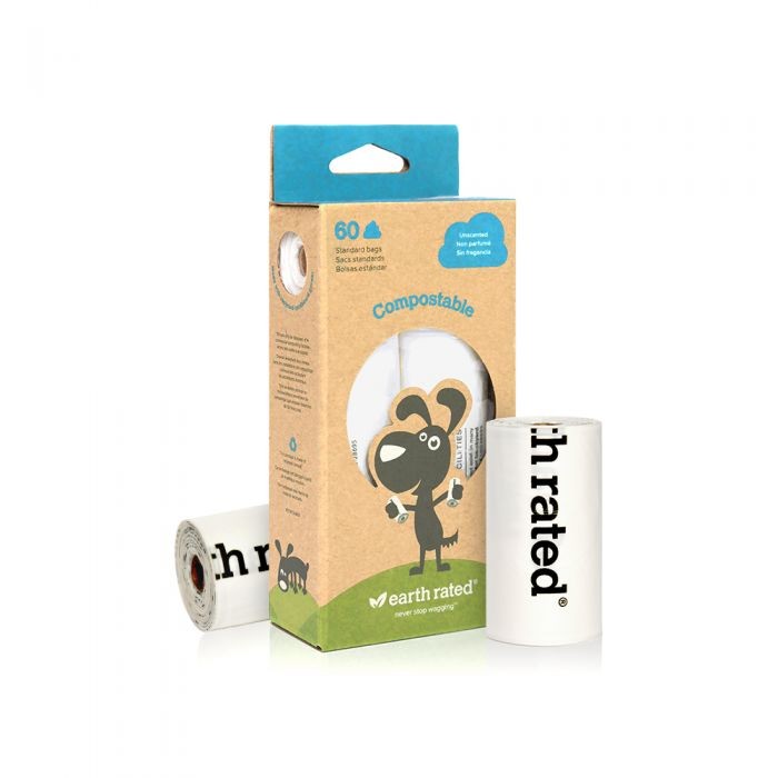 EARTHRATED 60 COUNT COMPOSTABLE BAGS