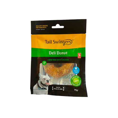 Tailswingers Deli Donut Chew Ring with Chicken 8cm