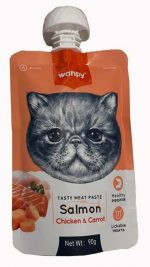 WANPY TASTY MEAT SALMON & CHICKEN 90GR