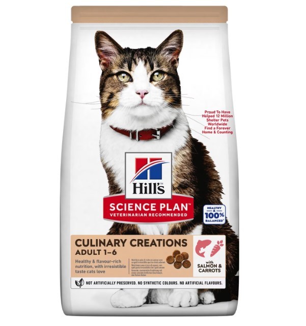 Hill’s Science Plan Culinary Creations Feline Adult With Salmon And Carrots
