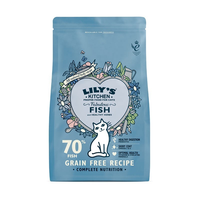 Lillys Kitchen Fabulous Fish Food for Adult Cat 800g