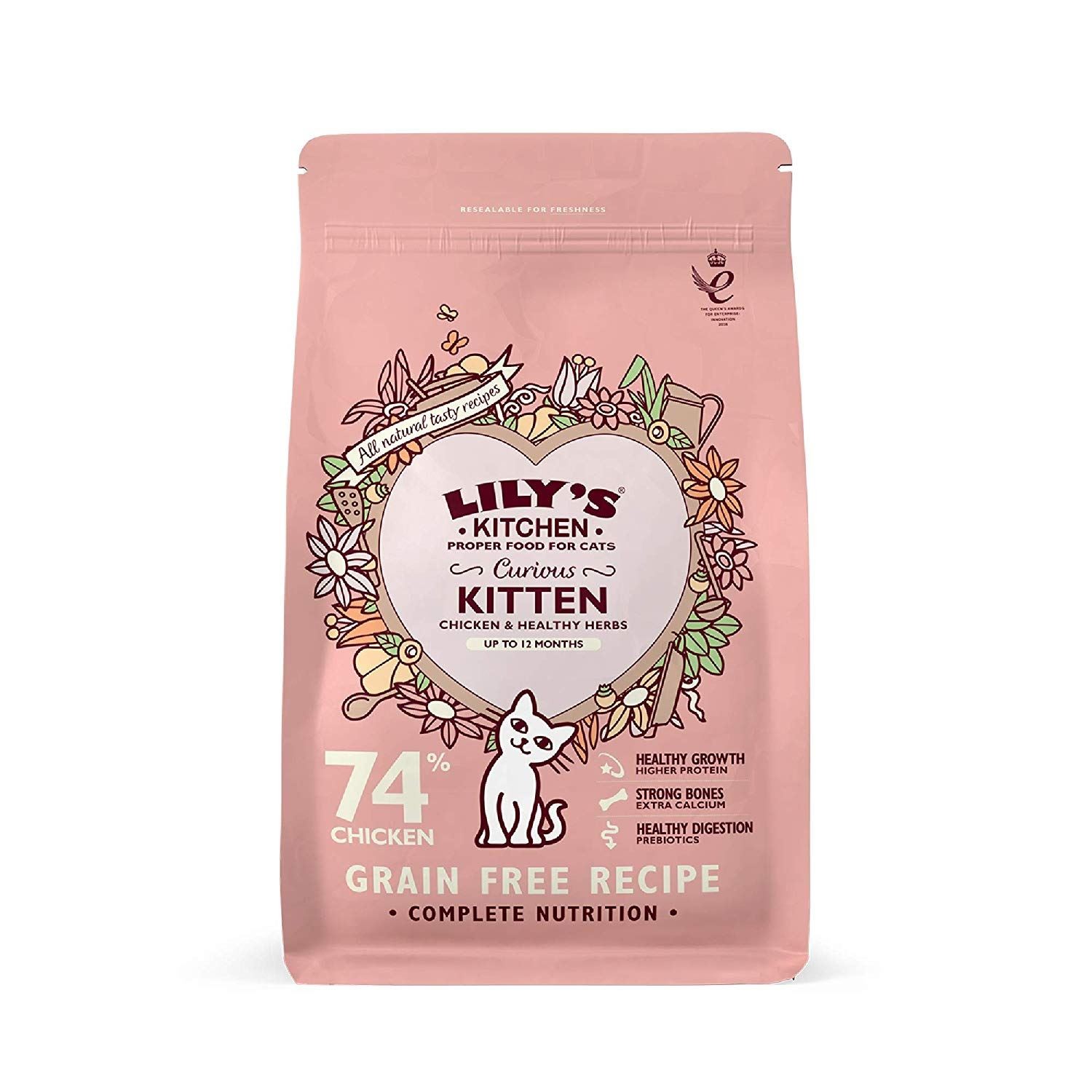 Lillys Kitchen Curious Kitten Food 800g