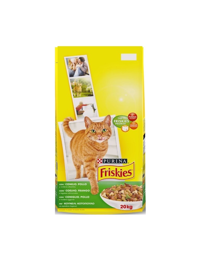 Friskies Adult Cat with Rabbit and Chicken & Vegetables