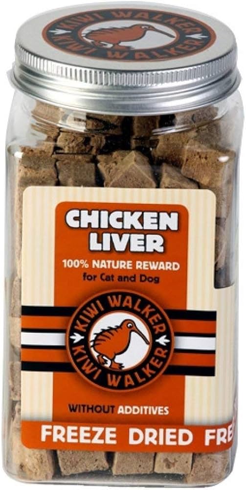 KIWI FREEZE DRIED CHICKEN LIVER 115GR