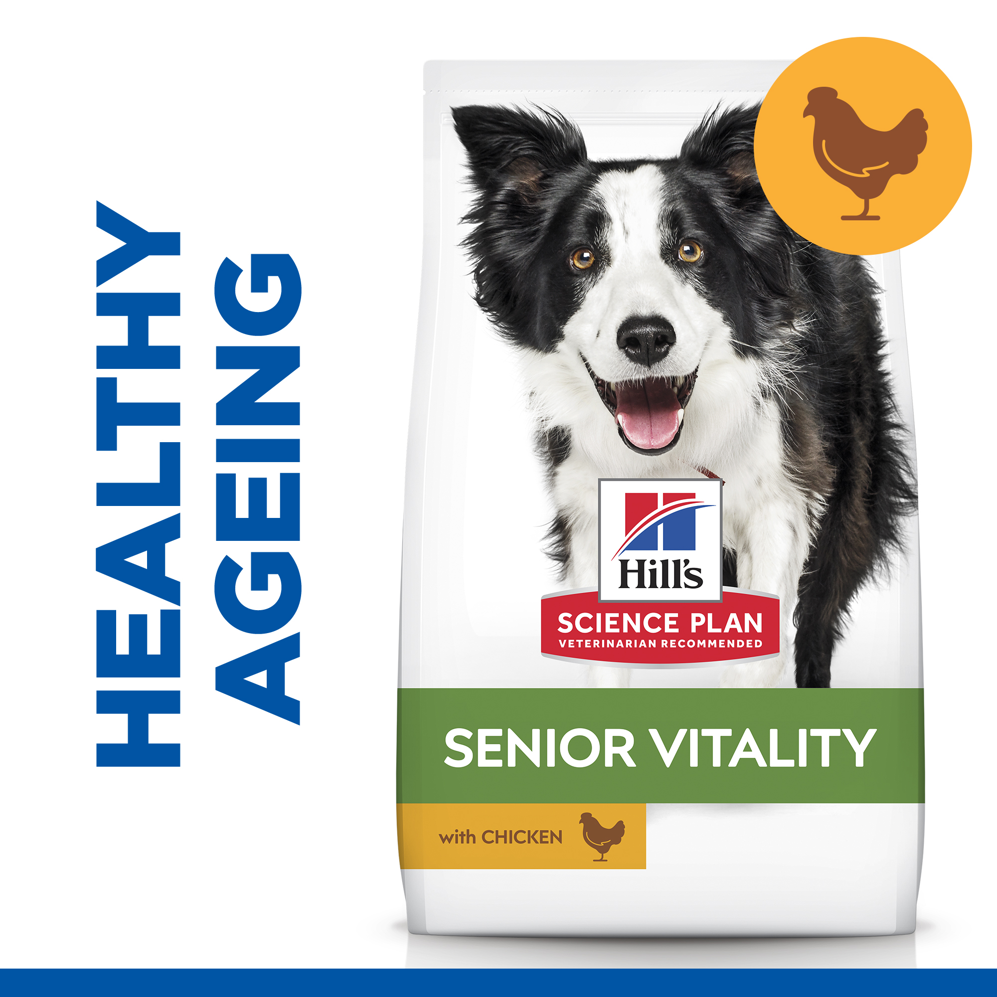 Hills Sciences Plan Mature Senior 7+ Vitality Medium Dog Food With Chicken