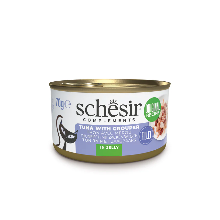 Schesir Tuna & Grouper in jelly 70g