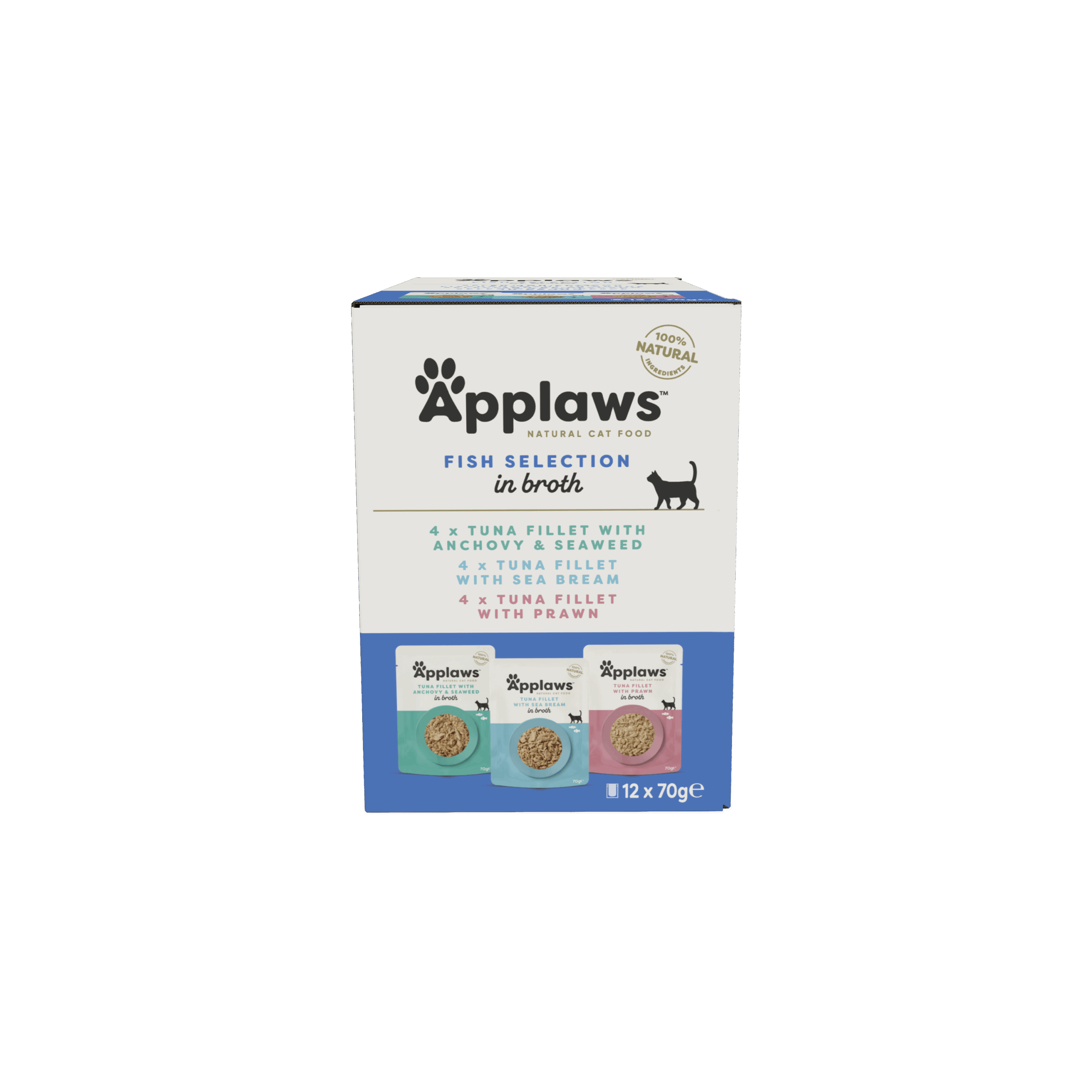 APPLAWS FISH SELECTION IN BROTH 12X70G