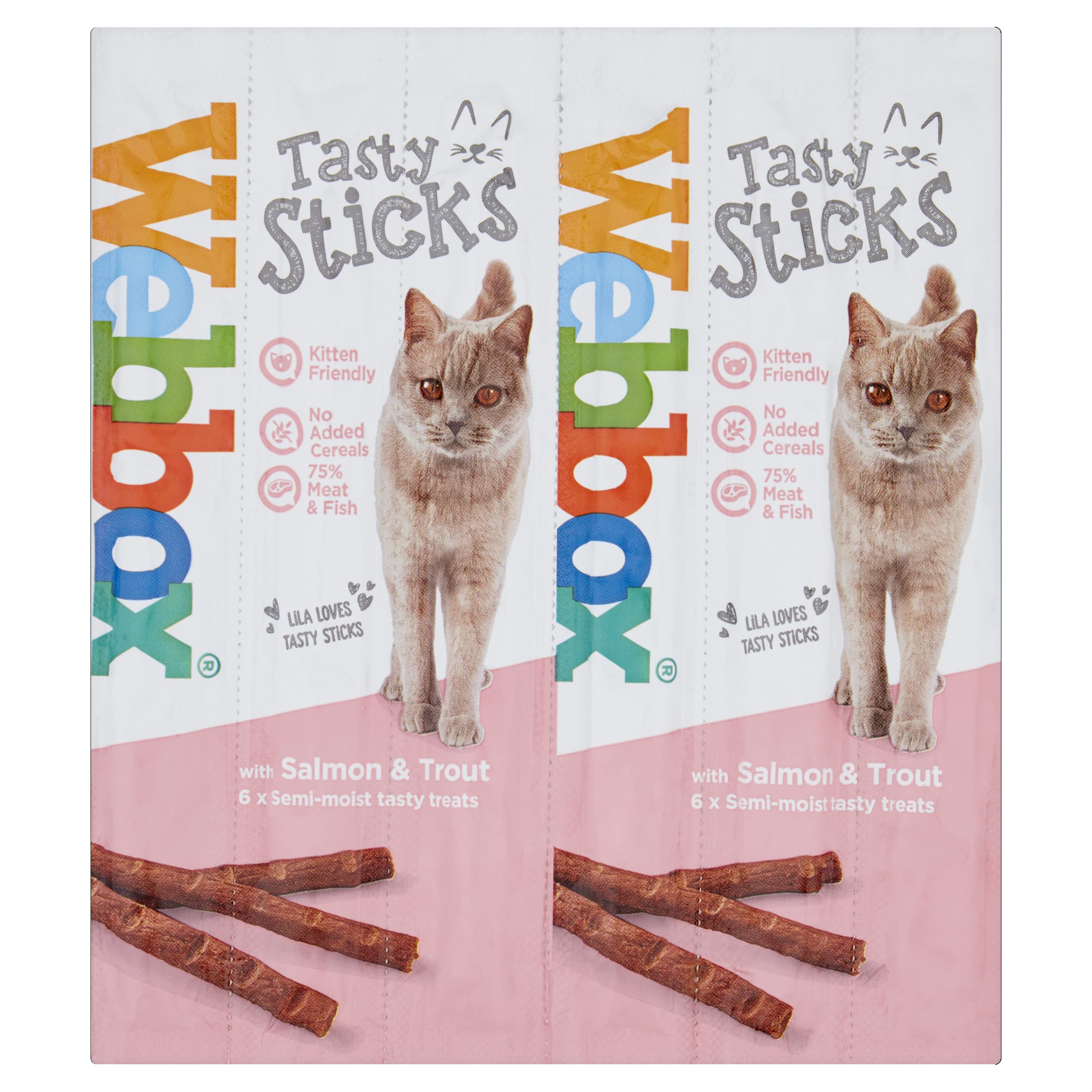 Webbox Tasty Sticks Salmon & Trout Cat Treats
