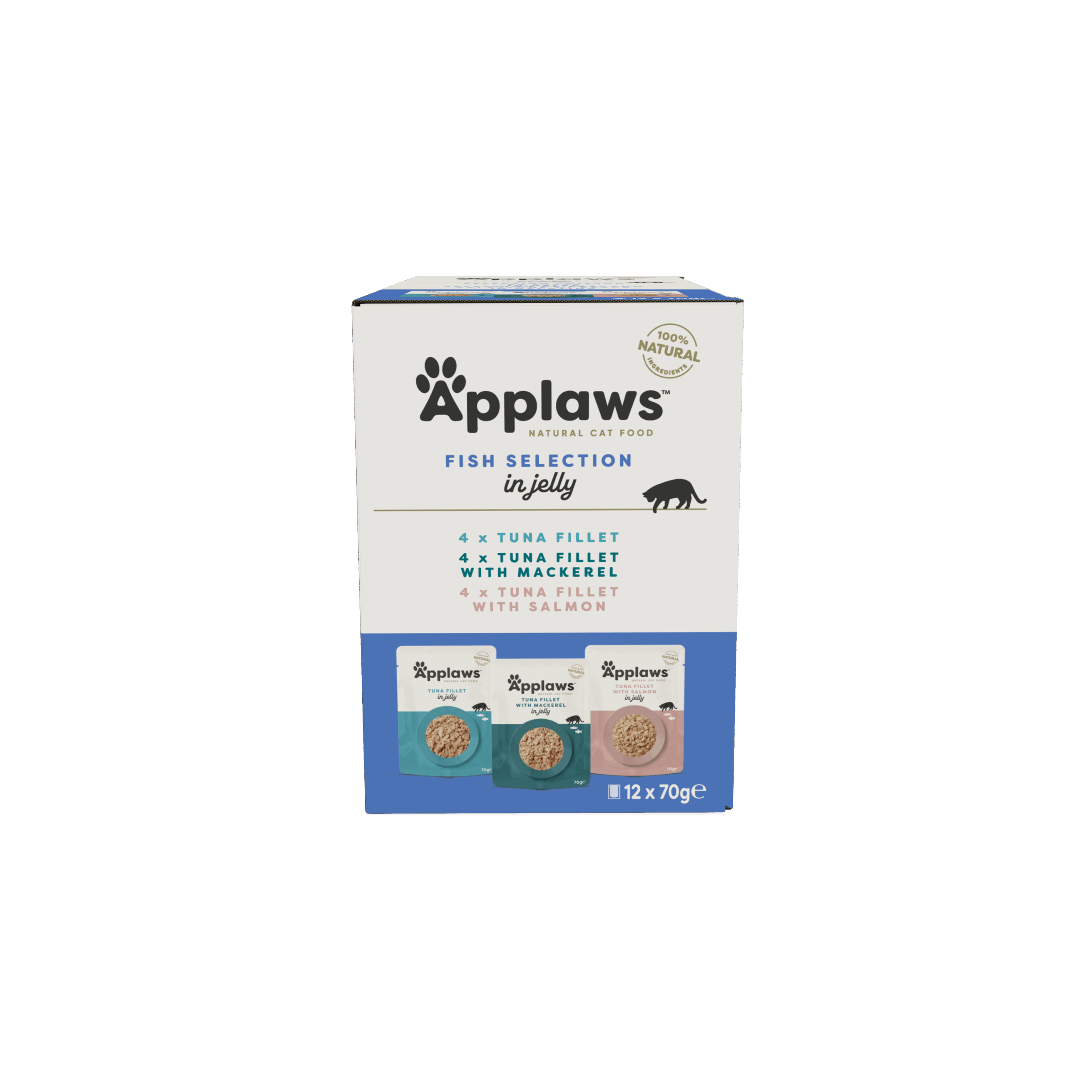 Applaws Pouch Multipack Fish Selection in Jelly 12 x 70 g