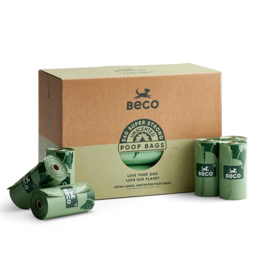 BECO PETS - LARGE UNSCENTED POOP BAGS 540