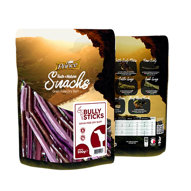 Prince Taste Of Nature Natural Snacks / Bully Sticks 500gr