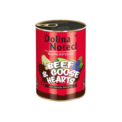 DOLINA NOTECI SUPERFOOD DOG BEEF AND GOOSE HEARTS