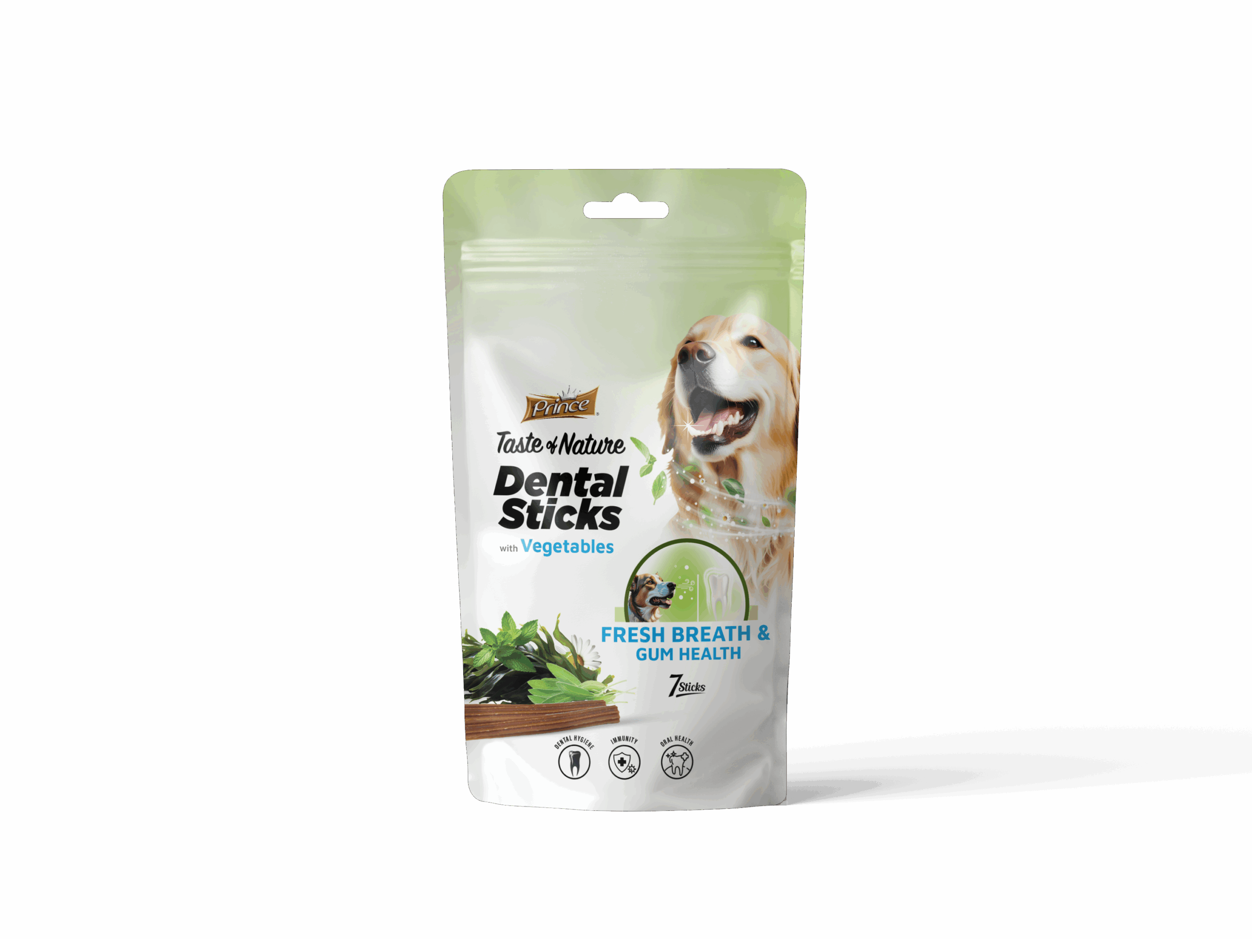PRINCE DENTAL STICK - Fresh Breath with Seaweed x 7 sticks