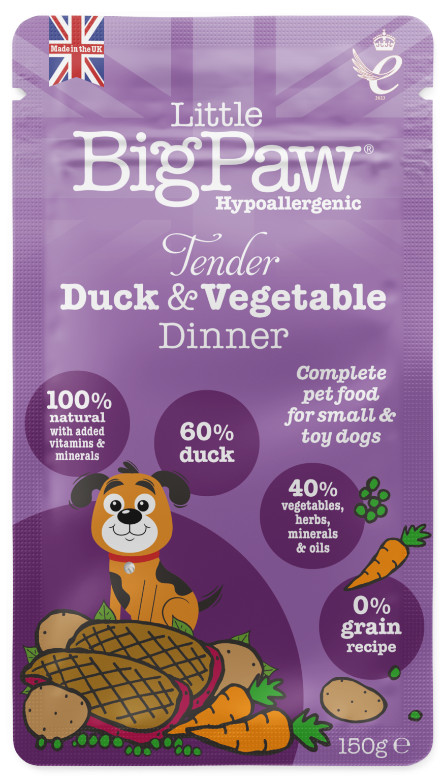 Little Big Paw small and toy DinnerTend.Duck&Veg