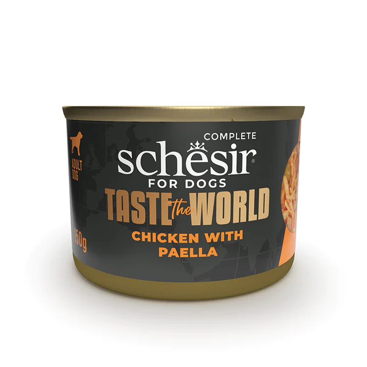 SCHESIR DOG CHICKEN WITH PAELLA IN BROTH 150G