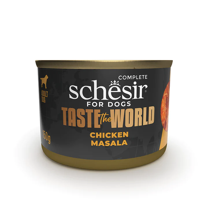 SCHESIR DOG CHICKEN MASALA IN BROTH 150G