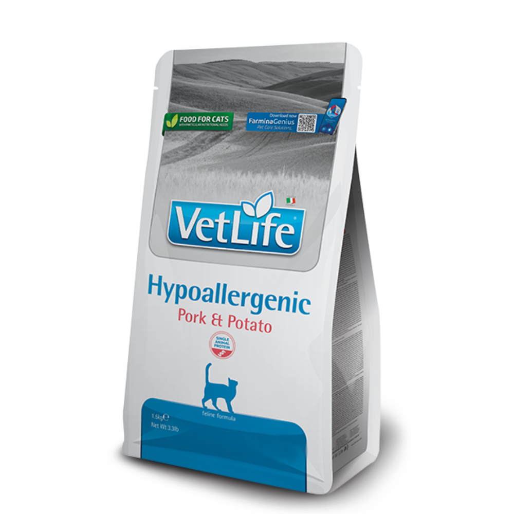 Farmina Vet Life Cat Dry Food Hypoallergenic Pork & Potato