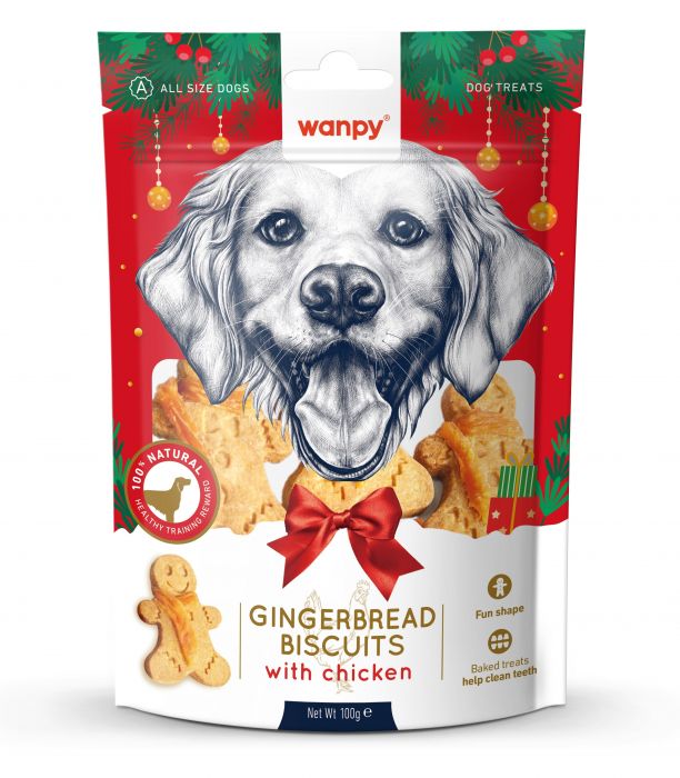 WANPY - CHRISTMAS GINGERBREAD MAN 100GR