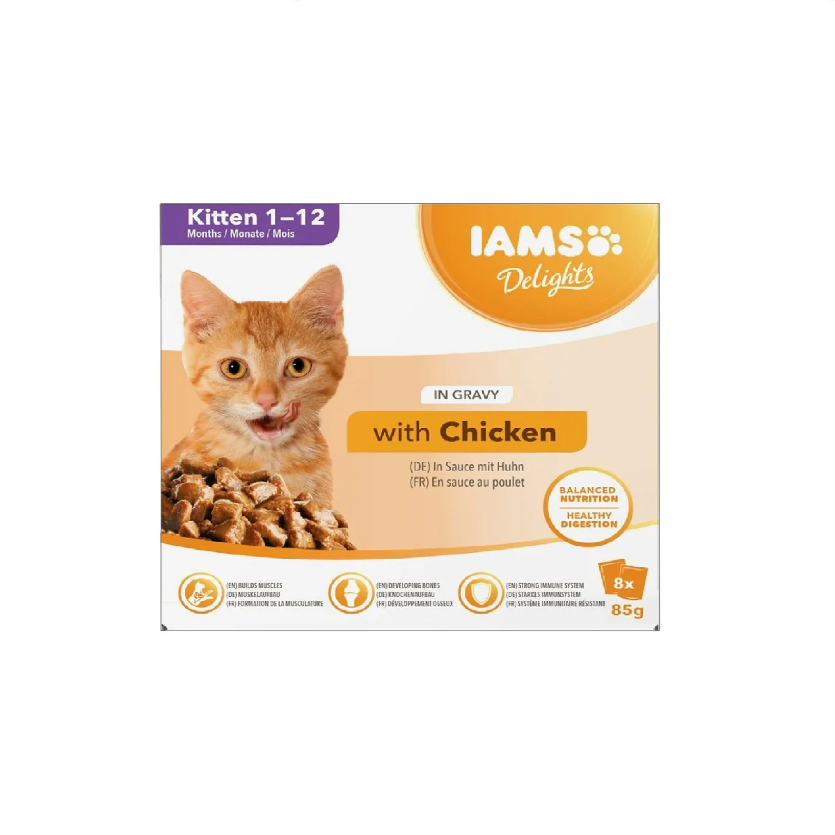 Iams Delights - Kitten in Gravy (8 x 85g)