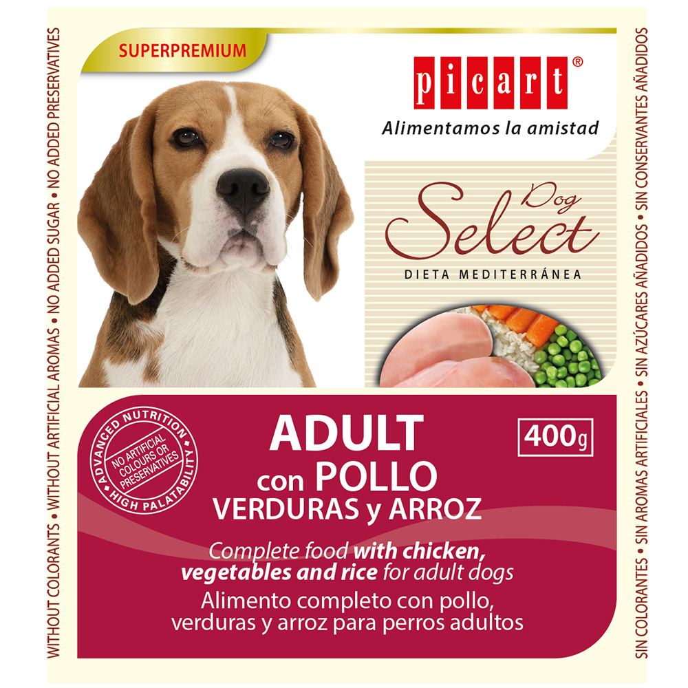 SELECT  ADULT CHICKEN  WET 400GR