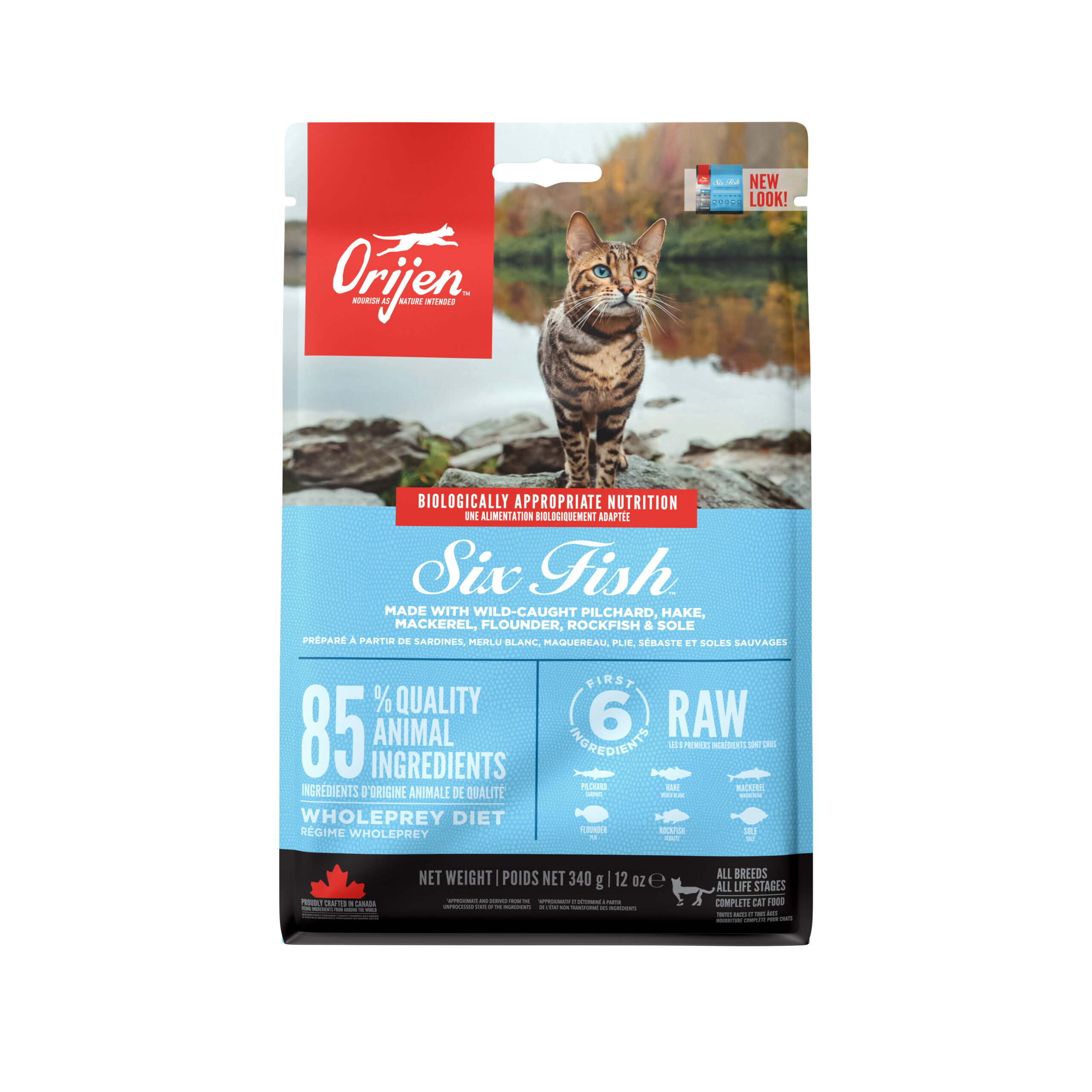 Orijen Dry 6 Fish Cat and Kitten 1.8kg