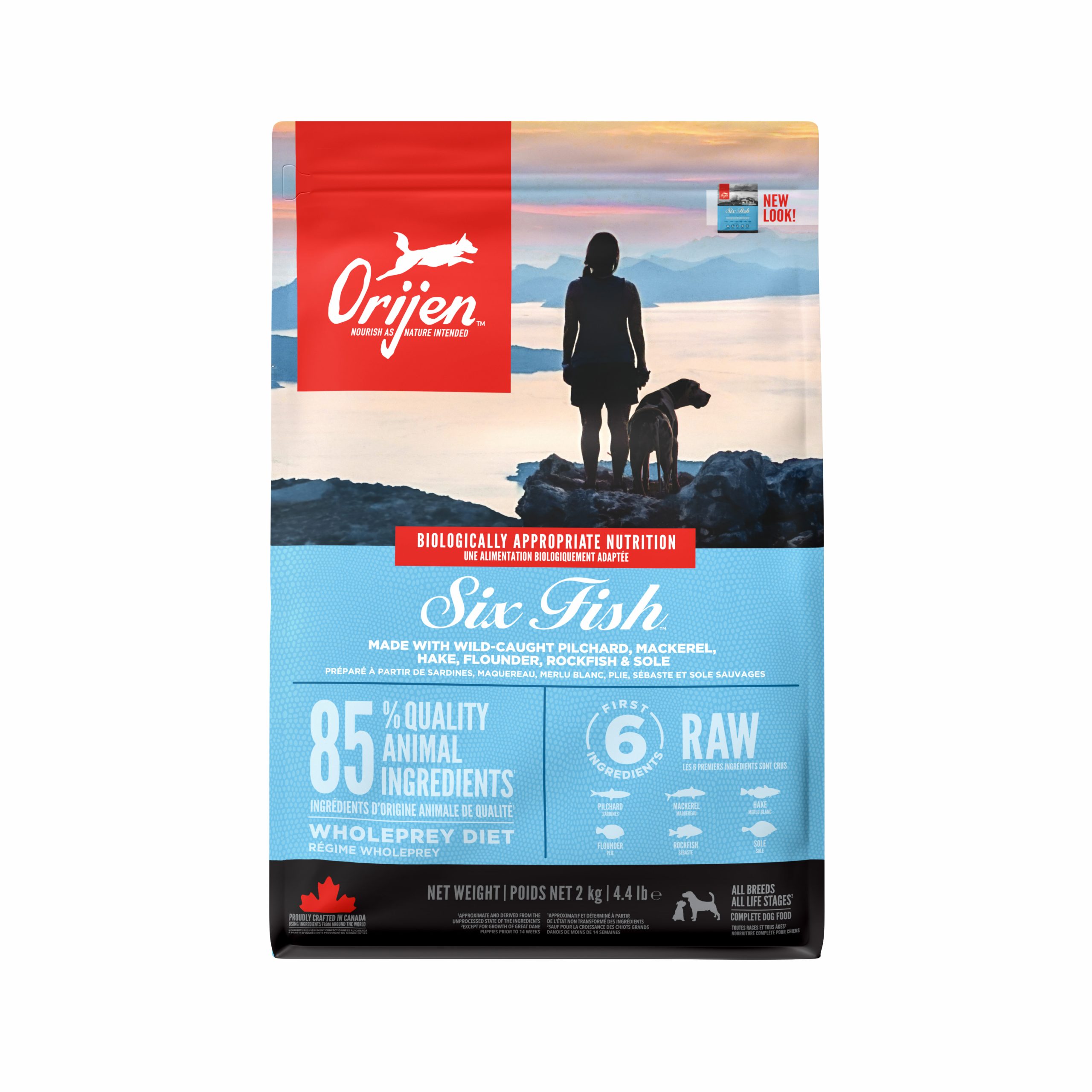 Orijen Six Fish Dry Dog Food 11.4kg