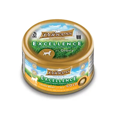 Princess Premium Excellence Gold Chicken Breast with FOS & Cellulose/ Hairball Control