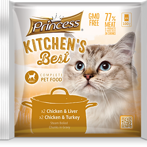 Princess Kitchen's Best White Meat Selection 2 Chicken + 2 Turkey (4x100g)