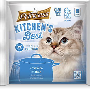 Princess Kitchen's Best Fish Selection 2 Salmon + 2 Trout (4x100g)