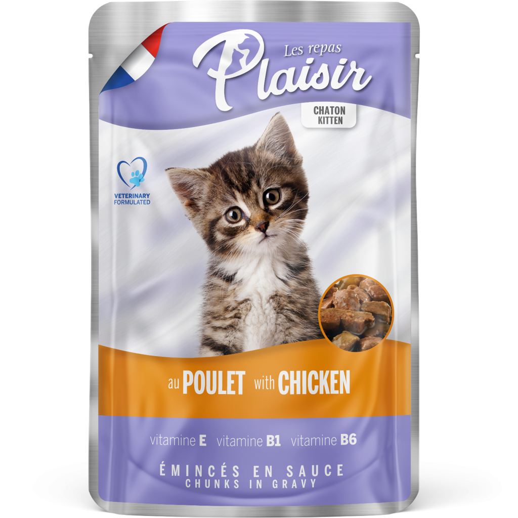 PLAISIR POUCH KITTEN CHICKEN 100GR