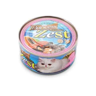 Princess Premium Zest Chicken & Tuna with Vannamei Shrimp