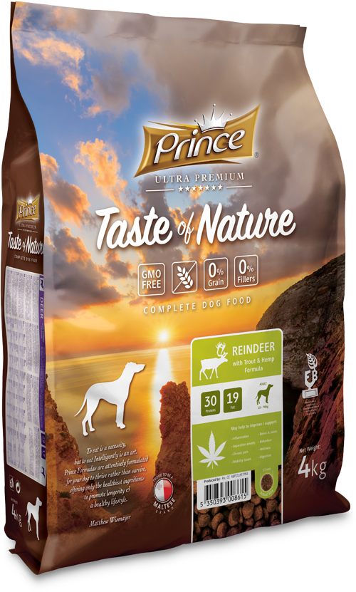 Prince Taste Of Nature Reindeer with Trout & Hemp