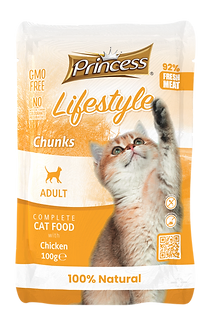 Princess  Lifestyle Chicken Chunks for cats