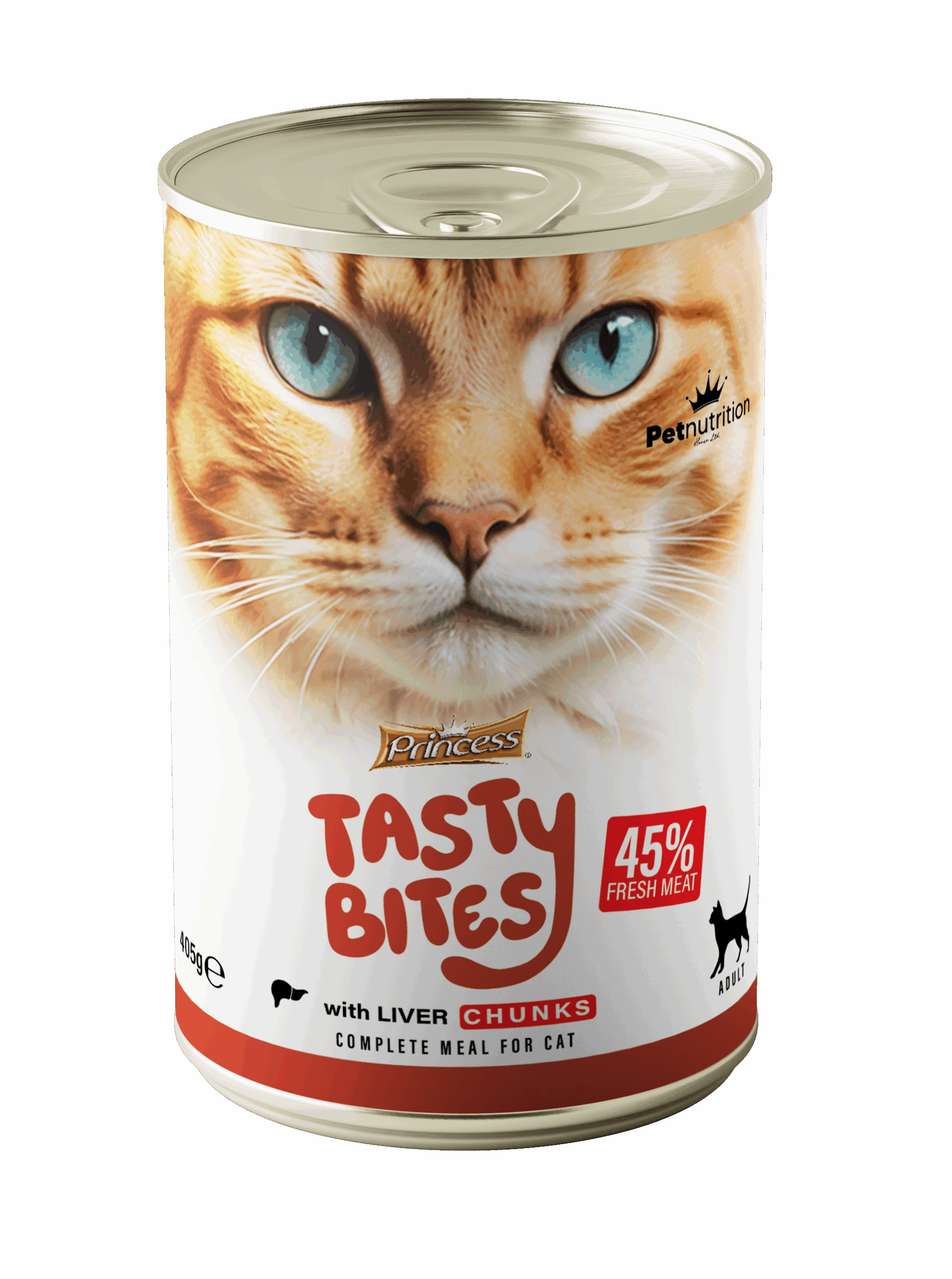 Princess Tasty Bites – With Liver Chunks 405g