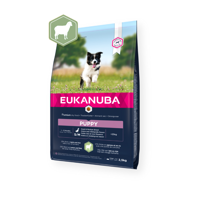 Eukanuba Puppy Small/Medium Breed Lamb & Rice