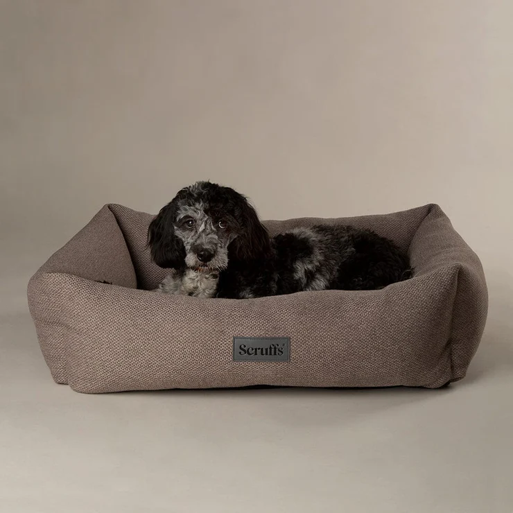 SCRUFFS - SEATTLE STONE GREY BOX BED M