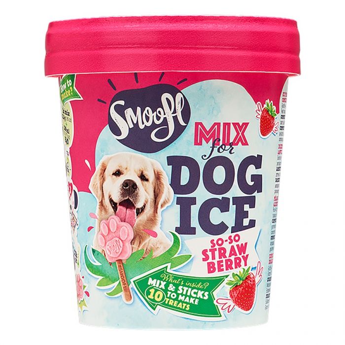 SMOOFL - STRAWBERRY MIX FOR DOG ICE CREAM