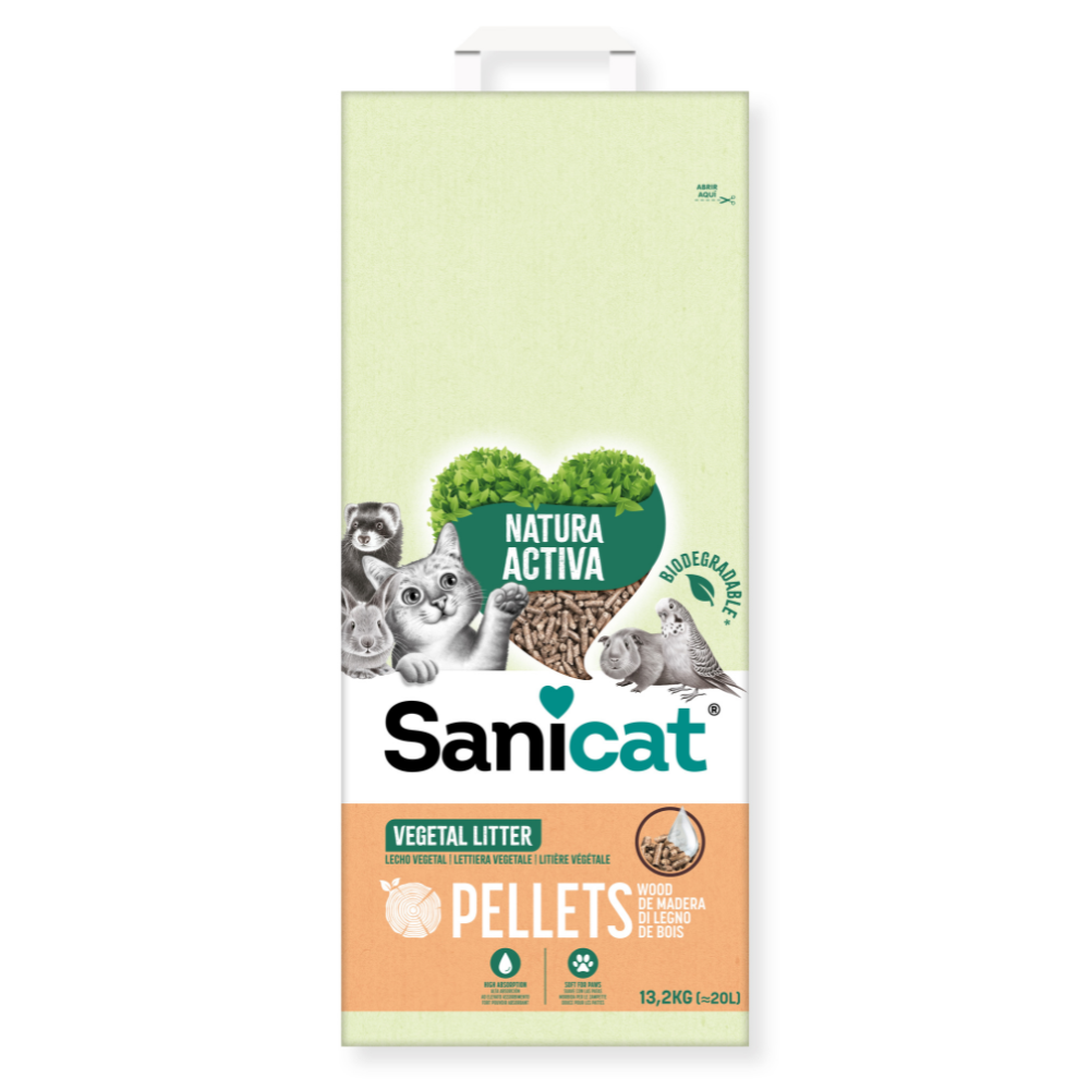 SANICAT NATURA ACTIVA WOOD PELLETS