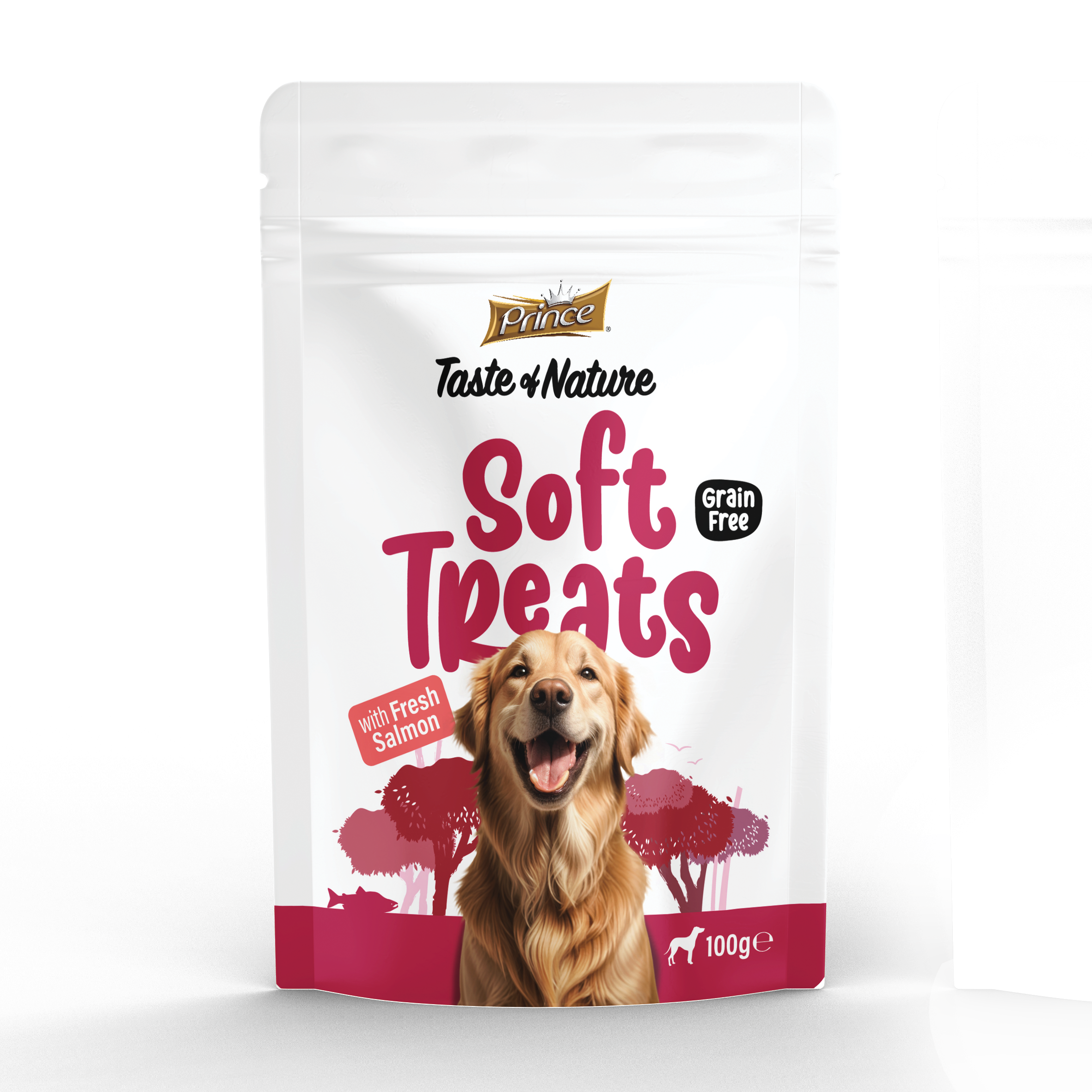 PRINCE SOFT TREATS - Fresh Salmon 100G