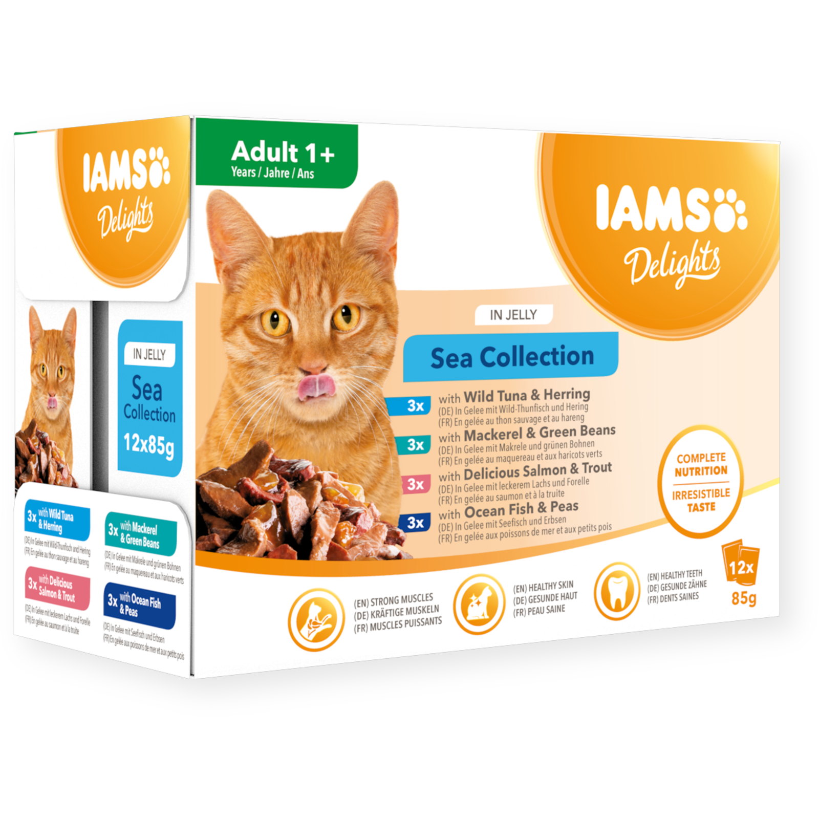 IAMS Cat  Sea in Jelly 85gr x12