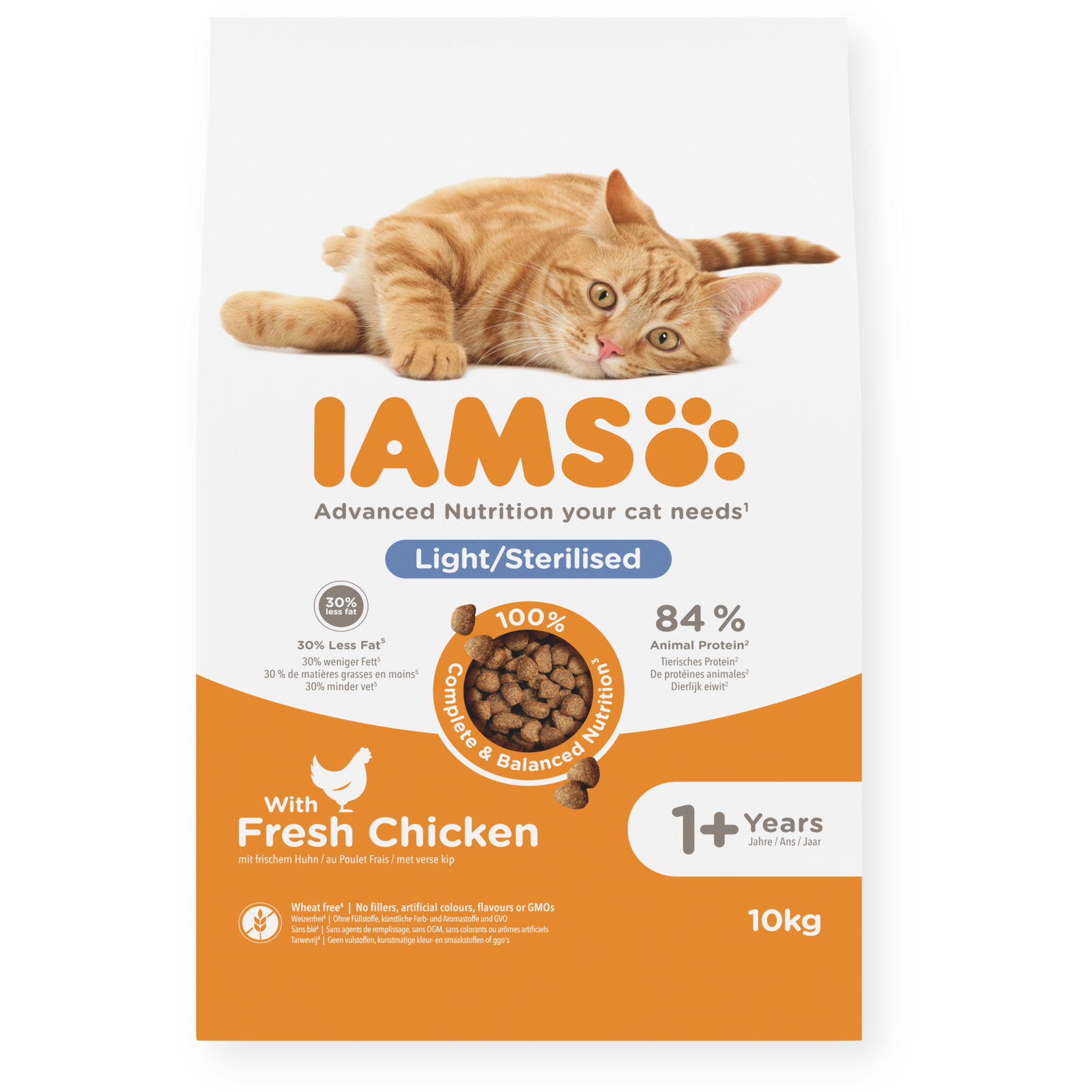 IAMS Dry Food Light in fat/Sterilised Adult Fresh Chicken