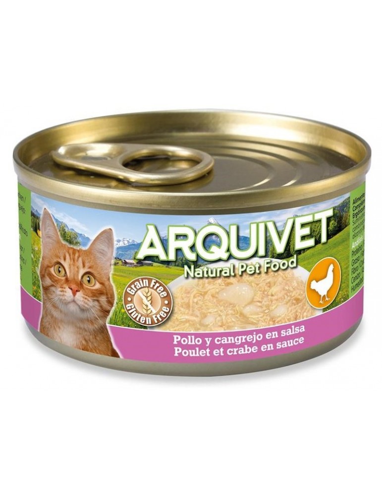 Arquivet Cat Wet Chicken in Sauce with Crab Stick