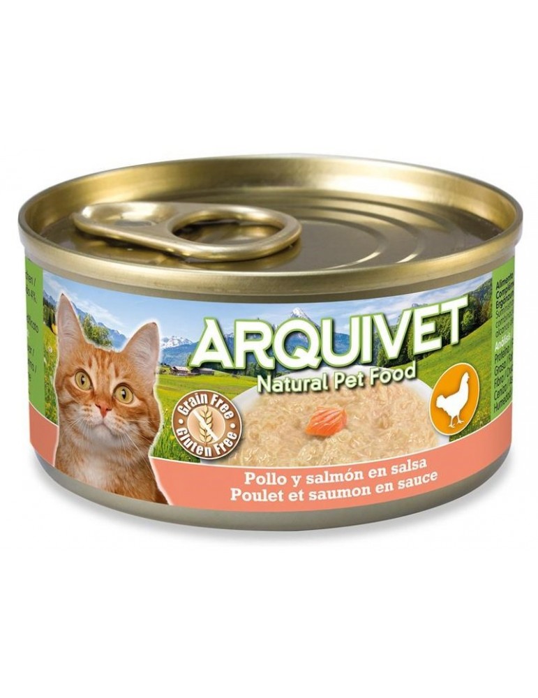 Arquivet Cat Wet Chicken in Sauce with Salmon