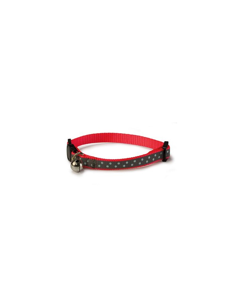 Arquivet Reflectant Red Collar for cats 1 x 20/25 cm