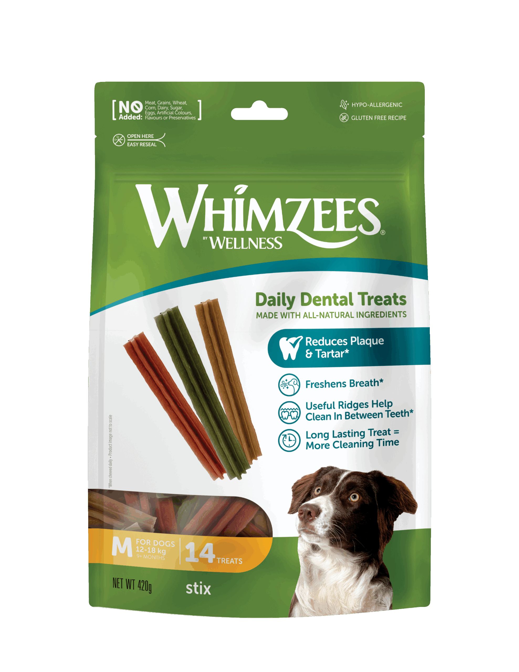 Whimzees  Stix Medium (14pcs/420g)