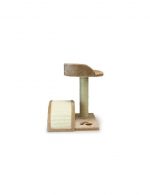 Scratcher beige with post and arch for cats - 50 cm - Image 3